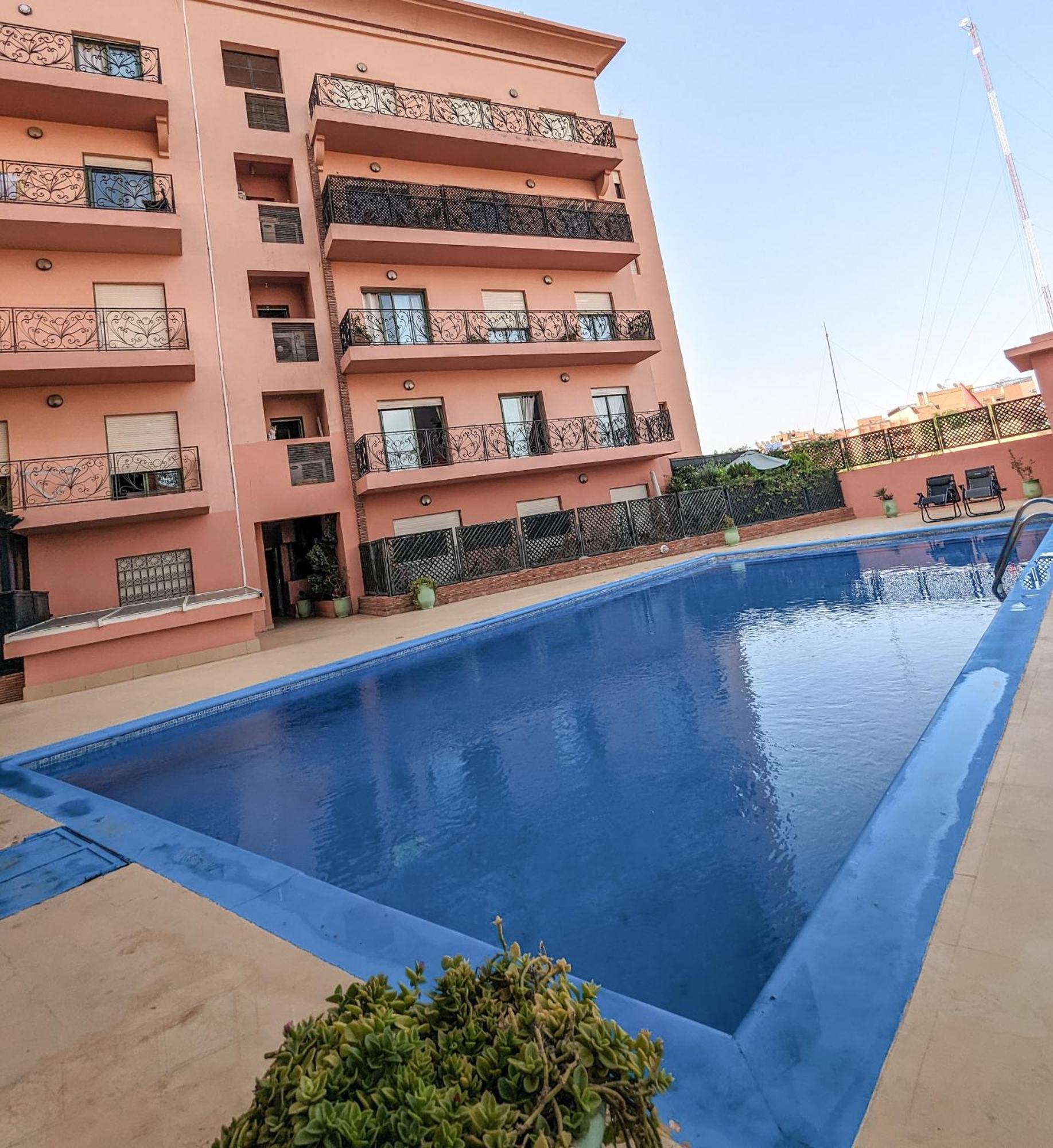 Apartement Panoramic View Majorelle Garden With Pool 마라케시 외부 사진