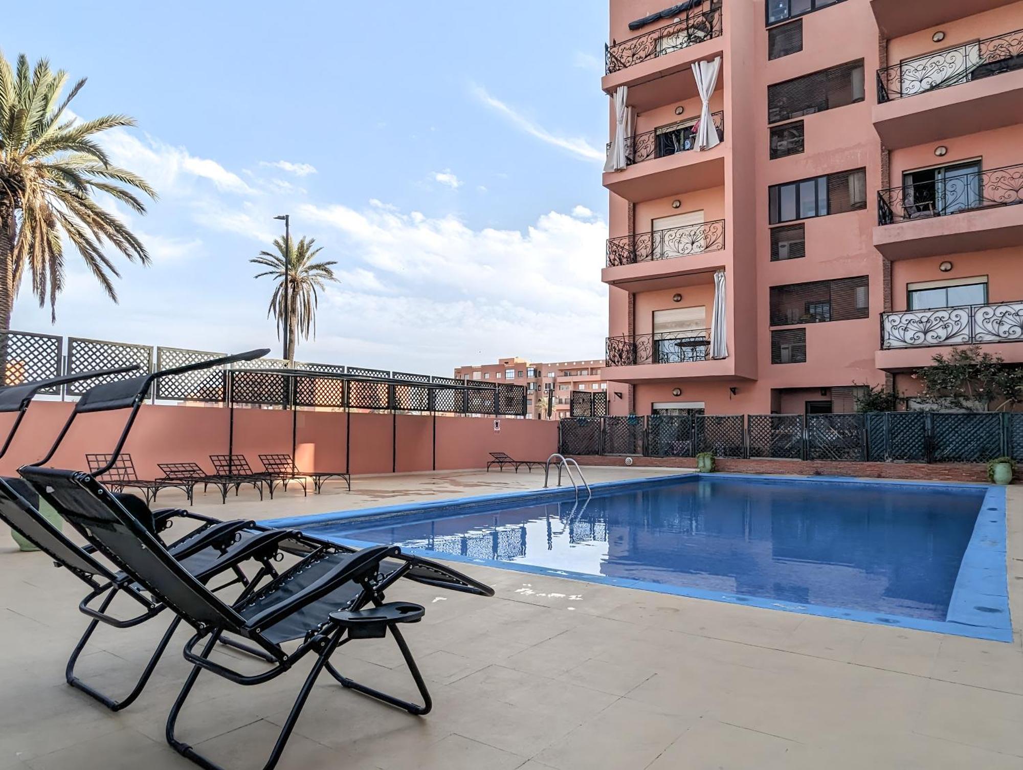 Apartement Panoramic View Majorelle Garden With Pool 마라케시 외부 사진