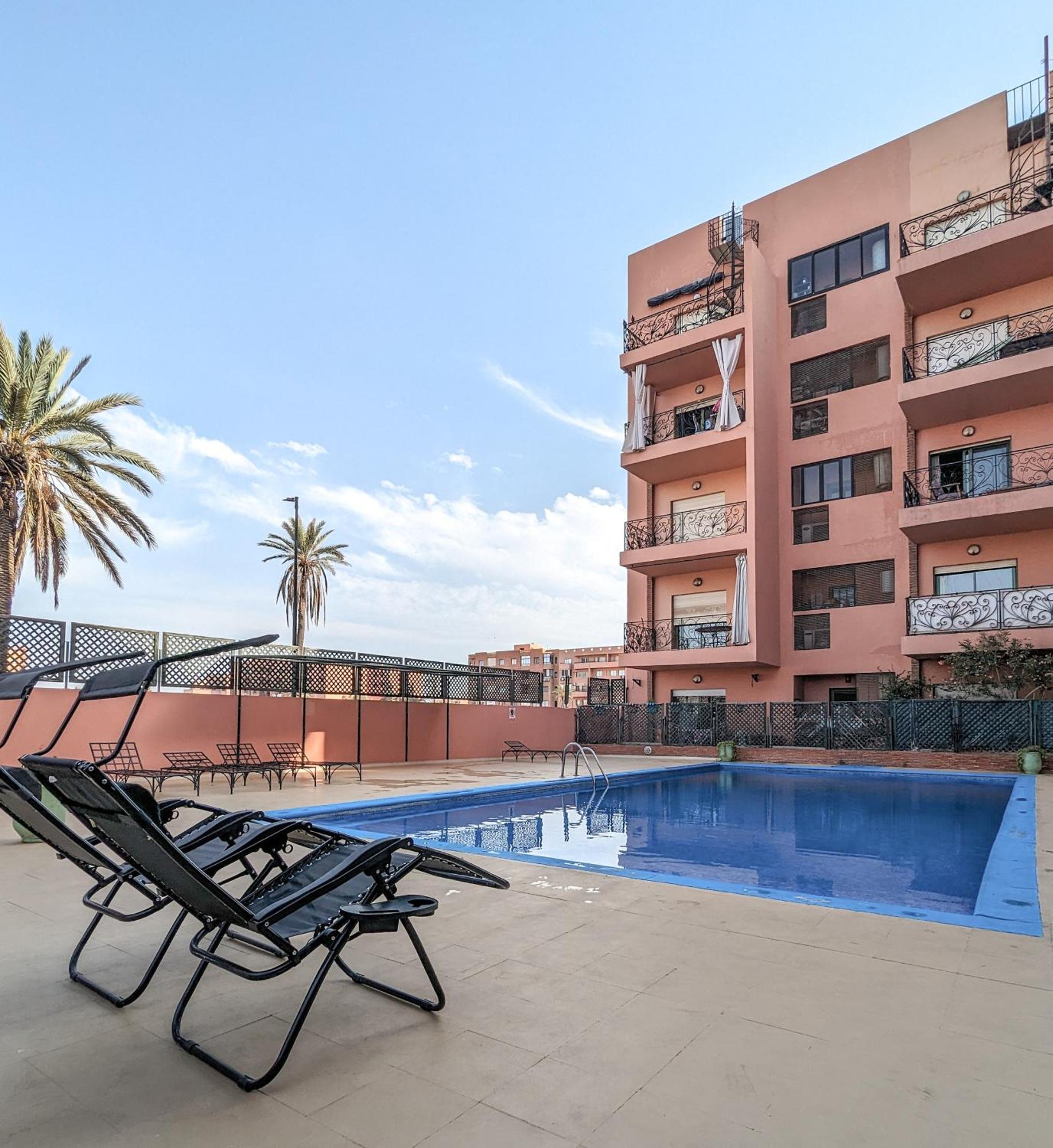 Apartement Panoramic View Majorelle Garden With Pool 마라케시 외부 사진